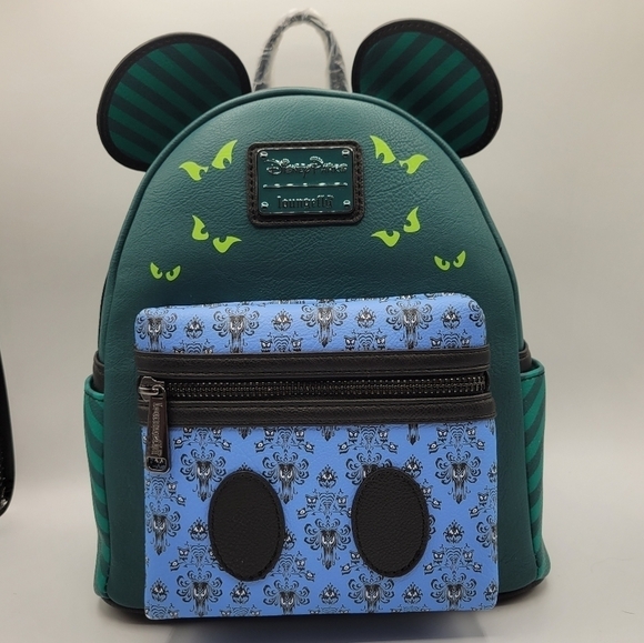 Loungefly Haunted Mansion Mickey Mouse: The Main Attraction Backpack - Picture 2 of 12